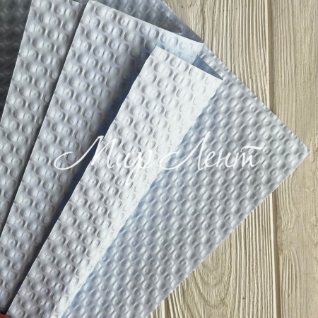 Вологостійкий текстурований папір, 53х53 см, блакитний, упаковка 10 шт.