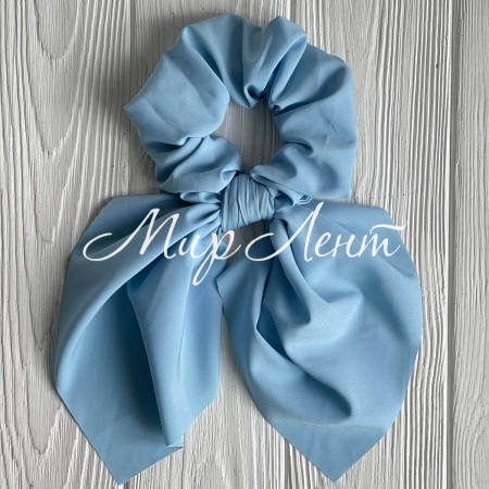 Резинка Твилли однотонная, 30 см, голубой, шт.