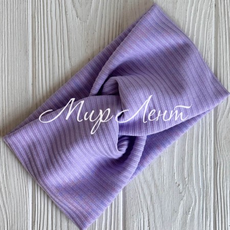 Повязка мустанг (широка полоска) чалма, 20х11 см, ліловий, шт.