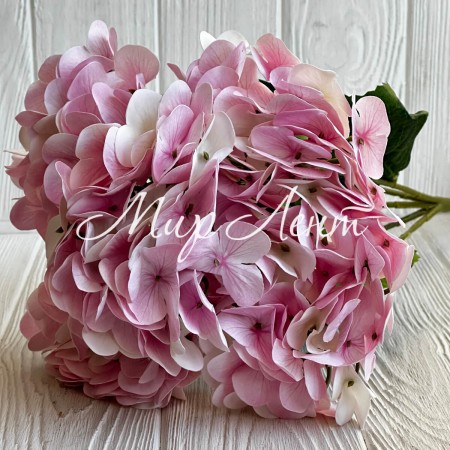 Гортензия (букет), 45 см, светло-розовая, шт.