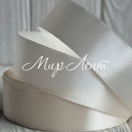 Атлас 2,5 см, льняной, рулон 33 м