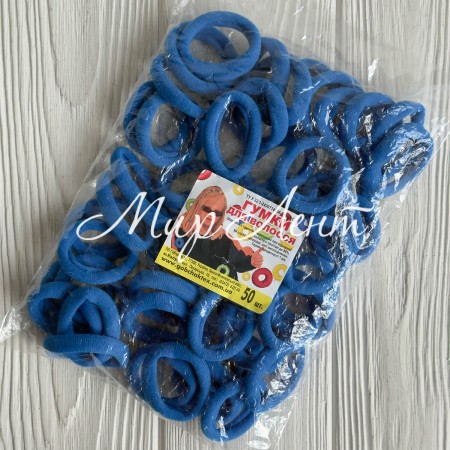 Гумка Калуш (велюрчік), 3,5 см, темно-синій, упаковка 50 шт.