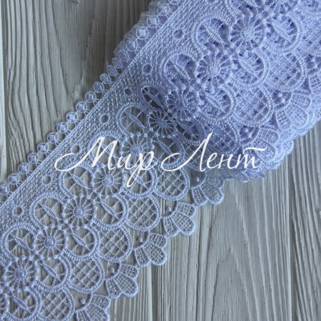 Кружево макраме (D30045), 9 см, белое, рулон 9 м