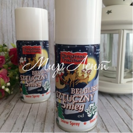 Сніг штучний (спрей), 150 мл, білий, шт.