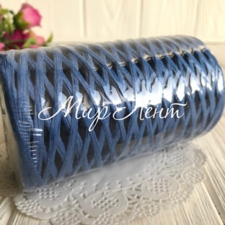 Рафия декоративная, 3 мм, темно-синий, моток 50 г
