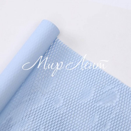 Перфорована паперова сітка, 50 см, блакитна, рулон 9,2 метри