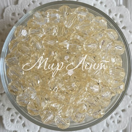 Хрусталь круглый, 10 мм, молочный, упаковка 500 г