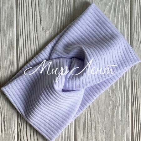 Повязка мустанг (широкая полоска) чалма, 20х11 см, белый, шт.