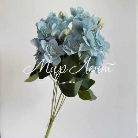 Букет морозника (С30477), 45 см, голубой, шт.