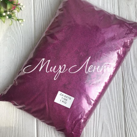 Гліттер (лазерний) (1/96), малиновий, упаковка 1 кг