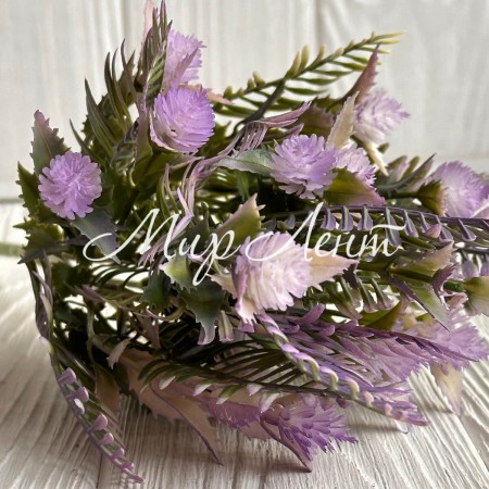 Гілка мікс (С30130), 34,5 см, зелено-лілова, шт.