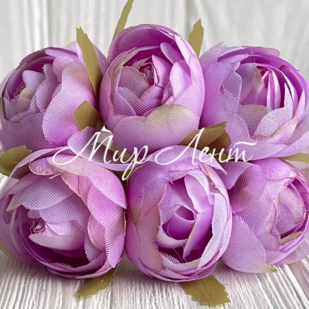 Піон закритий (комбінований), 4х9 см, бузковий, упаковка 36 шт.