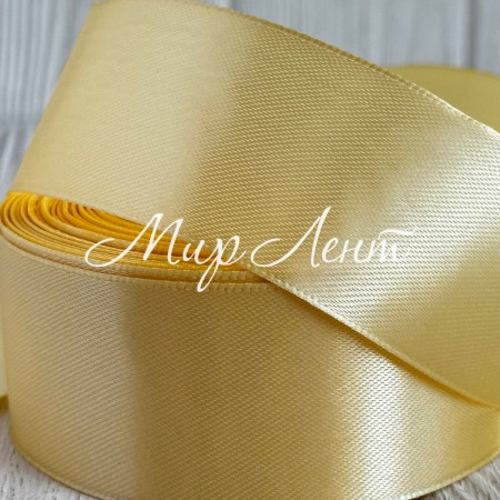 Атлас 5 см, мигдальный, рулон 33 м