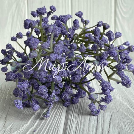 Ветка лобелии, 32 см, фиолетовая, 1 шт.