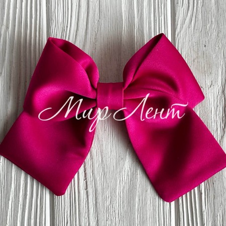 Атласный бант (с уточкой), 12х11 см, малиновый, шт.
