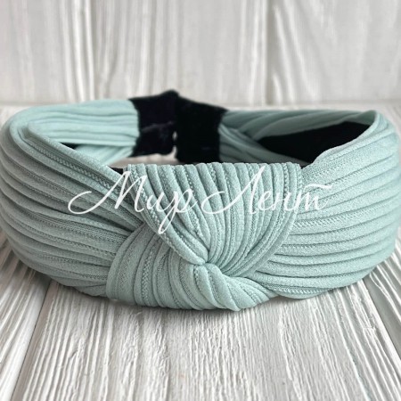 Обруч гофре, 4 см, мятный, шт.