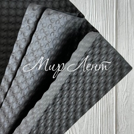 Влагостойкая текстурированная бумага, 53х53 см, черный, упаковка 10 шт.