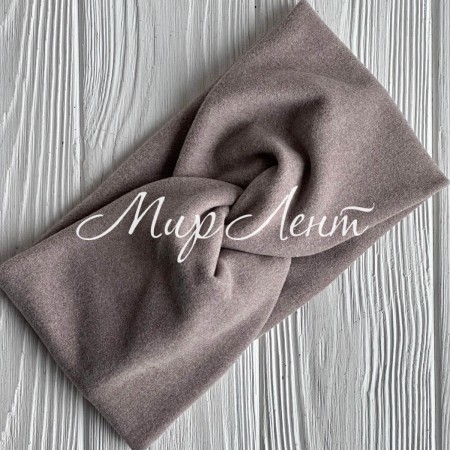 Повязка трикотаж пума, 11х21 см, бежевый меланж, шт.