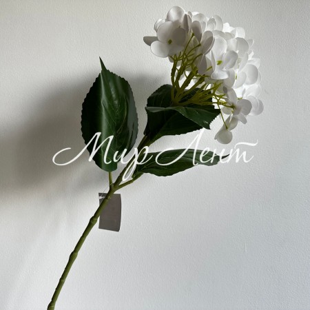 Ветка гортензии (С30542), 66 см, белая, шт.