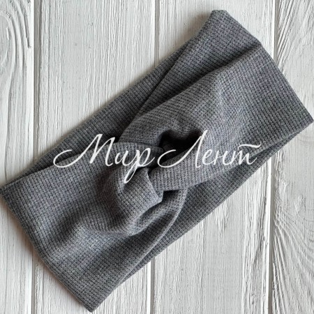 Повязка вафелька взрослая, 22х11 см, серая, шт.