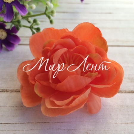 Бутон камелії, 4,5 см, помаранчевий, упаковка 100 шт.