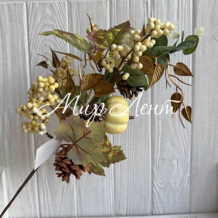 Осенняя веточка (С30540), 61 см, молочно-зеленая, шт.