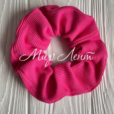 Скранч рубчик, 12 см, малиновый, шт.