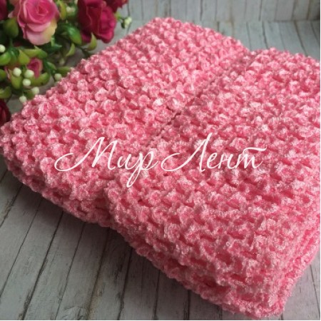 Повязка ажурная плотная, 7 см, ярко-розовый, упаковка 12 шт.
