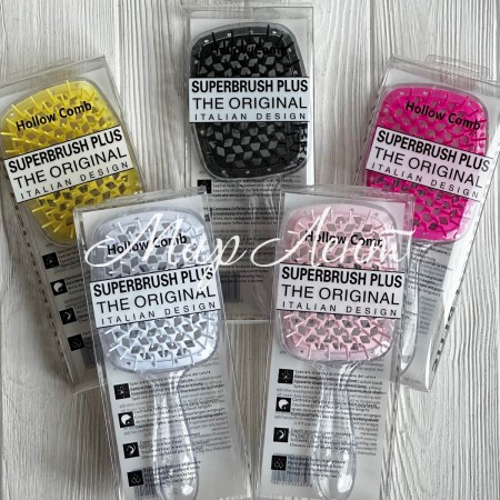 Щітка для волосся Superbrush, 20х8 см, прозора основа, шт.