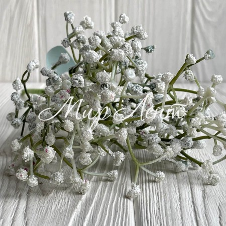 Гілка лобелії, 32 см, біла, 1 шт.