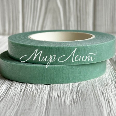 Тейп-стрічка, 12 мм, мятная, рулон 27,5 м