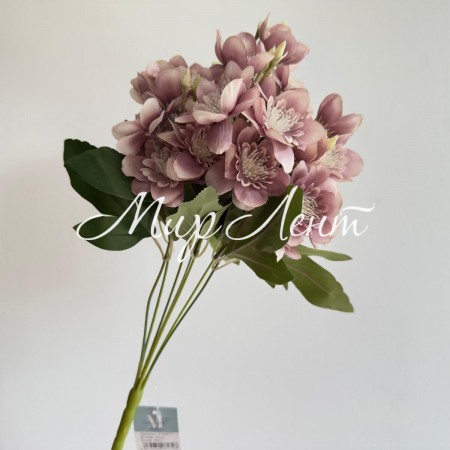 Букет морозника (С30477), 45 см, баклажановый, шт.