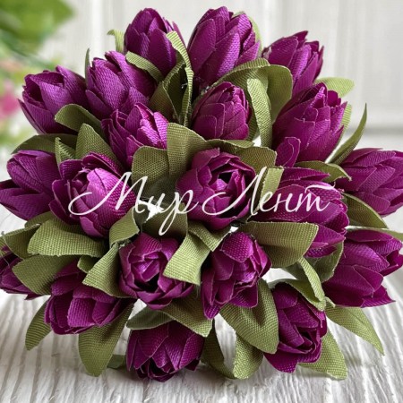 Пролісок, 2 см, бузково-фіолетовий, пучок з 20 квіточок