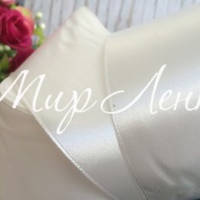 Атлас 5 см, айвори, рулон 33 м