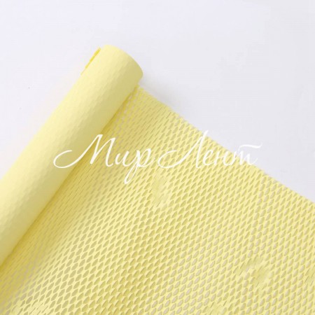 Перфорированная бумажная сетка, 50 см, светло-желтая, рулон 9,2 метра