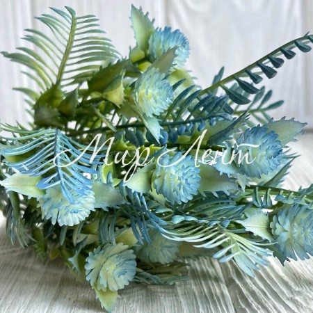 Гілка мікс (С30130), 34,5 см, зелено-бірюзова, шт.