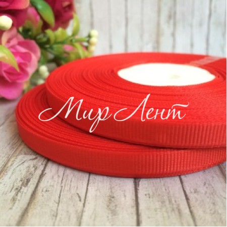 Репс 0,6 см, красный, рулон 23 м