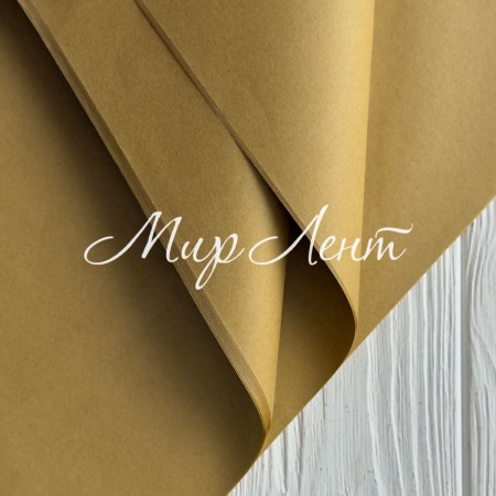 Бумага тишью, 50х70 см, золотая, упаковка 40 шт.