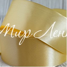 Атлас 5 см, мигдальный, рулон 33 м