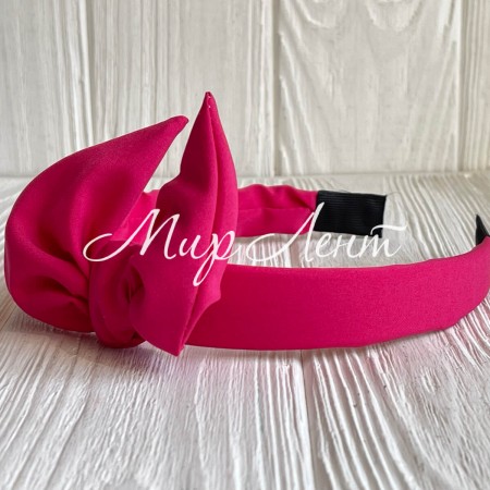 Обруч софт солоха однотонный, 2,5 см, малиновый, шт.