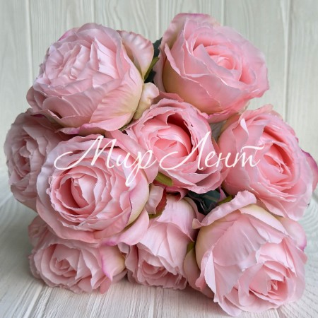 Букет розы (С30481), 48 см, светло-розовый, шт.