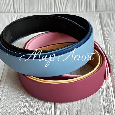 Обруч каучуковый, 3 см, бордово-голубой микс, упаковка 12 шт.