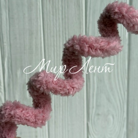 Плюшевая проволока (C10001), 20ммх100 см, пудровая, упаковка 5 шт.