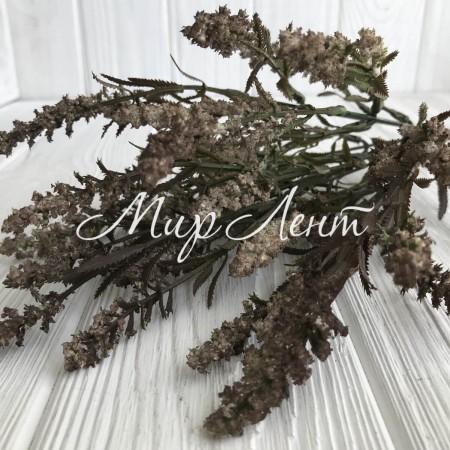 Ветка кувшинки, 37 см, коричневый, 1 шт.