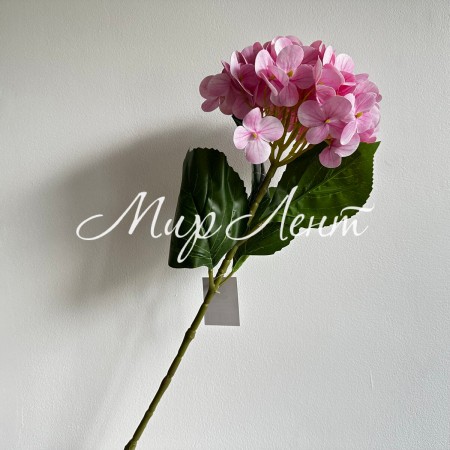 Ветка гортензии (С30542), 66 см, розовая, шт.