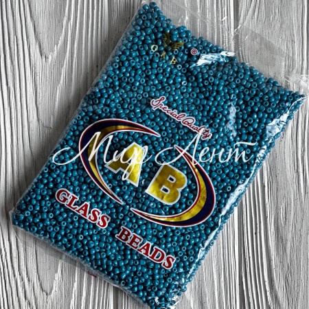 Бисер, размер 6/0, бирюзово-мятный (KQ704), упаковка 400 г