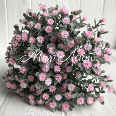 Зелень гіпсофіли (букет), 30 см, світло-рожевий, 10 шт.