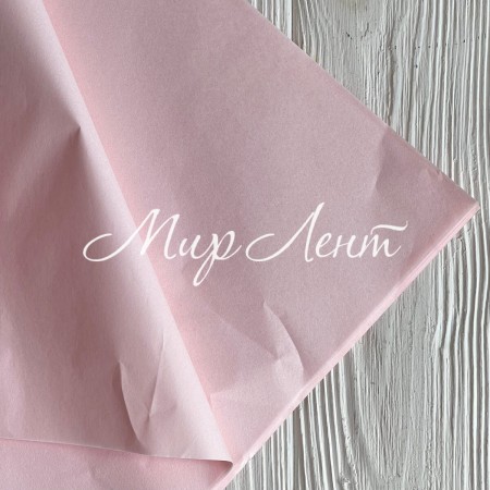 Папір тишею, 50х70 см, ніжно-рожева, упаковка 40 шт.