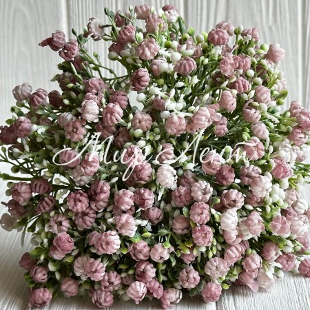 Букет озотамнуса, 30 см, пудровый, шт.