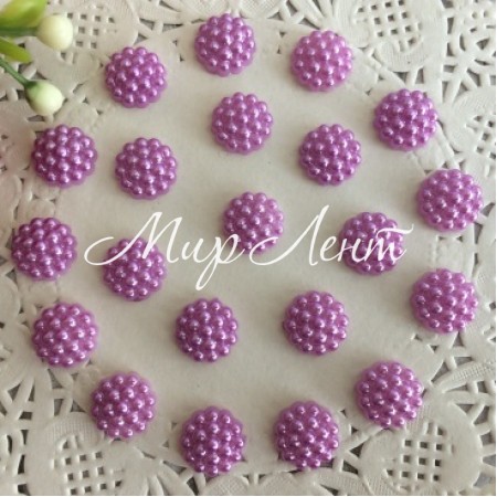 Серединка-хризантемка, 10 мм, сиреневый, упаковка 250 грам